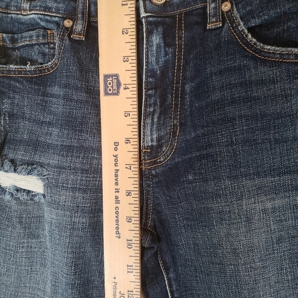 Kancan Distressed Blue Jeans Sz 26 - Picture 11 of 13
